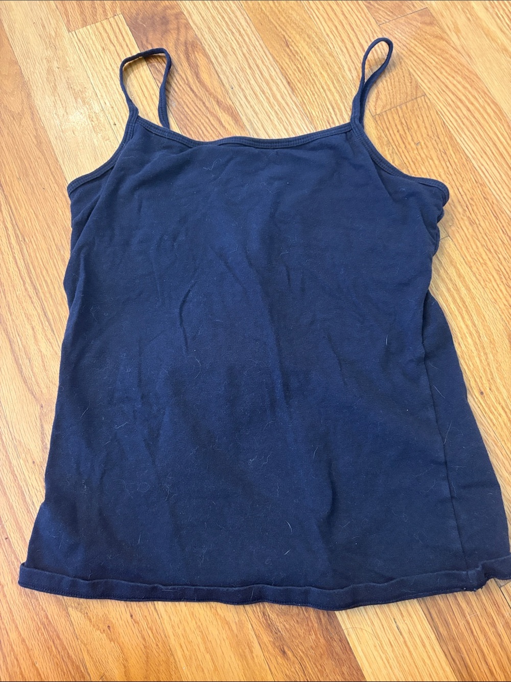 Classic Black Spaghetti-Strap Camisole